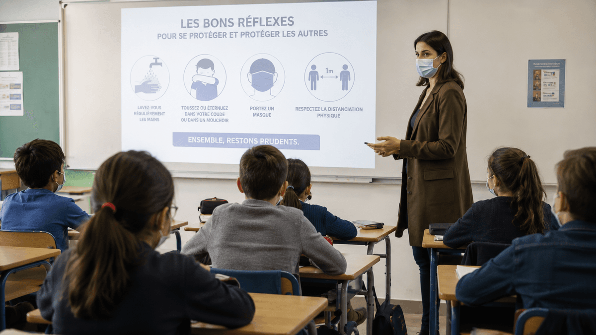 Enfants en milieu scolaire : sensibilisation au hantavirus chez les enfants et prévention en famille face au risque rongeurs